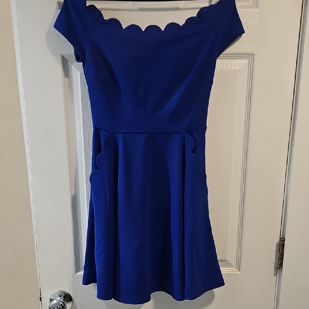 B Darlin Royal Blue Dress